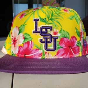 LSU Floral Snapback Hat